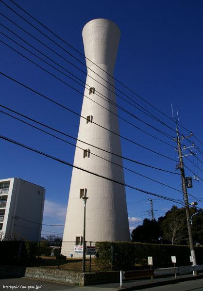 富士見町団地　給水塔