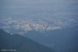 景信山からの眺望　狭間駅前イトーヨーカドー方面