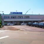 糸魚川駅の旧駅舎とヒスイロード商店街（アーケード撤去前）　IMGP2199_ss