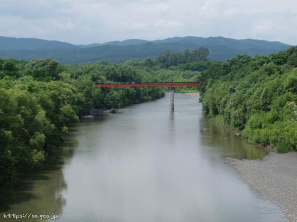 札沼線廃止区間　徳富川に架かる廃橋梁