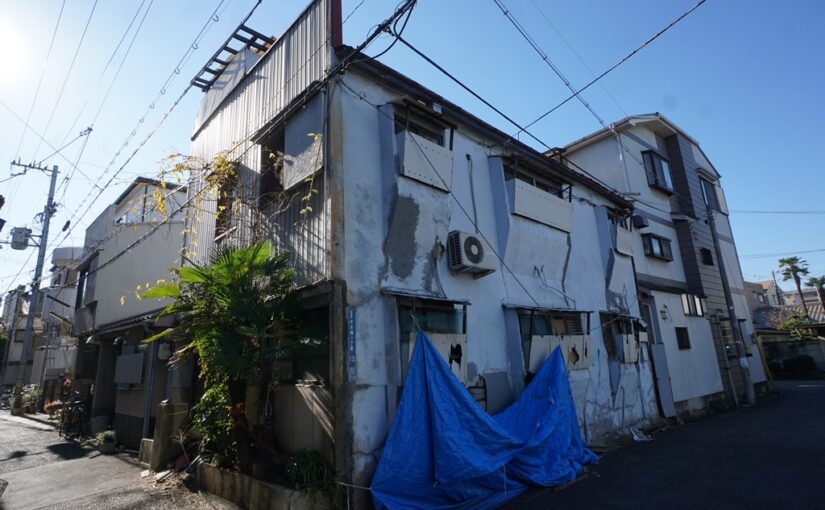 明月荘（ジュリーの昔の下宿先）ほか　大阪西成区の散策