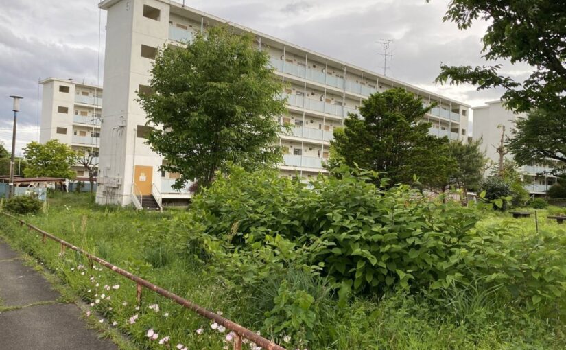 都営長房南アパート（50〜54号棟）除却工事準備
